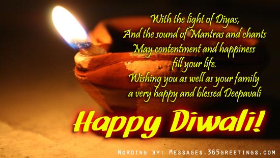 with the light of diyas and the sound of mantras and chants happy diwali
