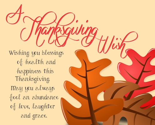 a thanksgiving wish