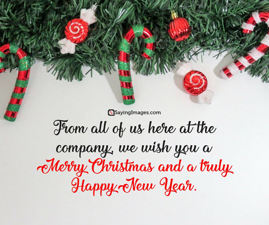 from all of us here at the company, we wish you a merry christmas and a truly happy new year