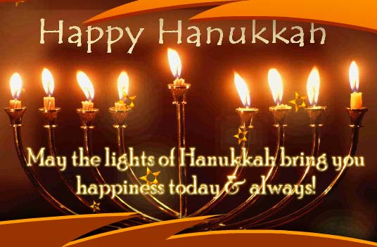 happy hannukah may the lights of hannukah bring you happiness today & always