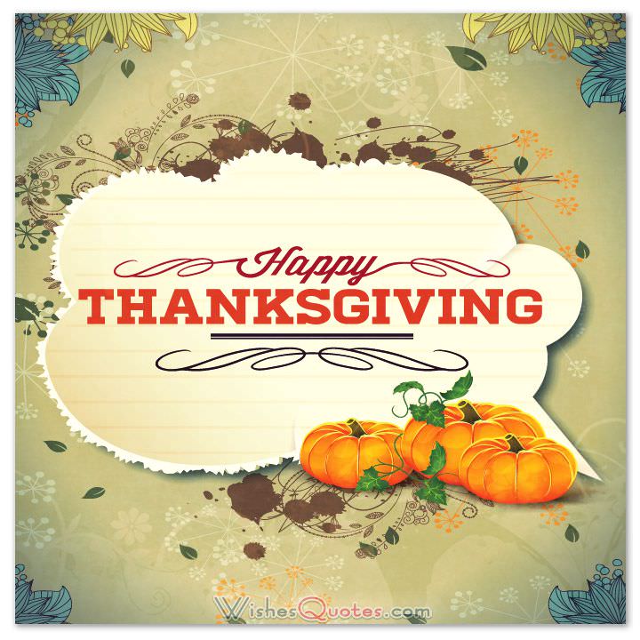 happy thanksgiving greeting ecard