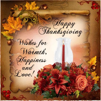 happy thanksgiving wishes for warmth happiness and love