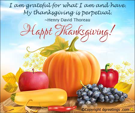 henry david thoreau happy thanksgiving