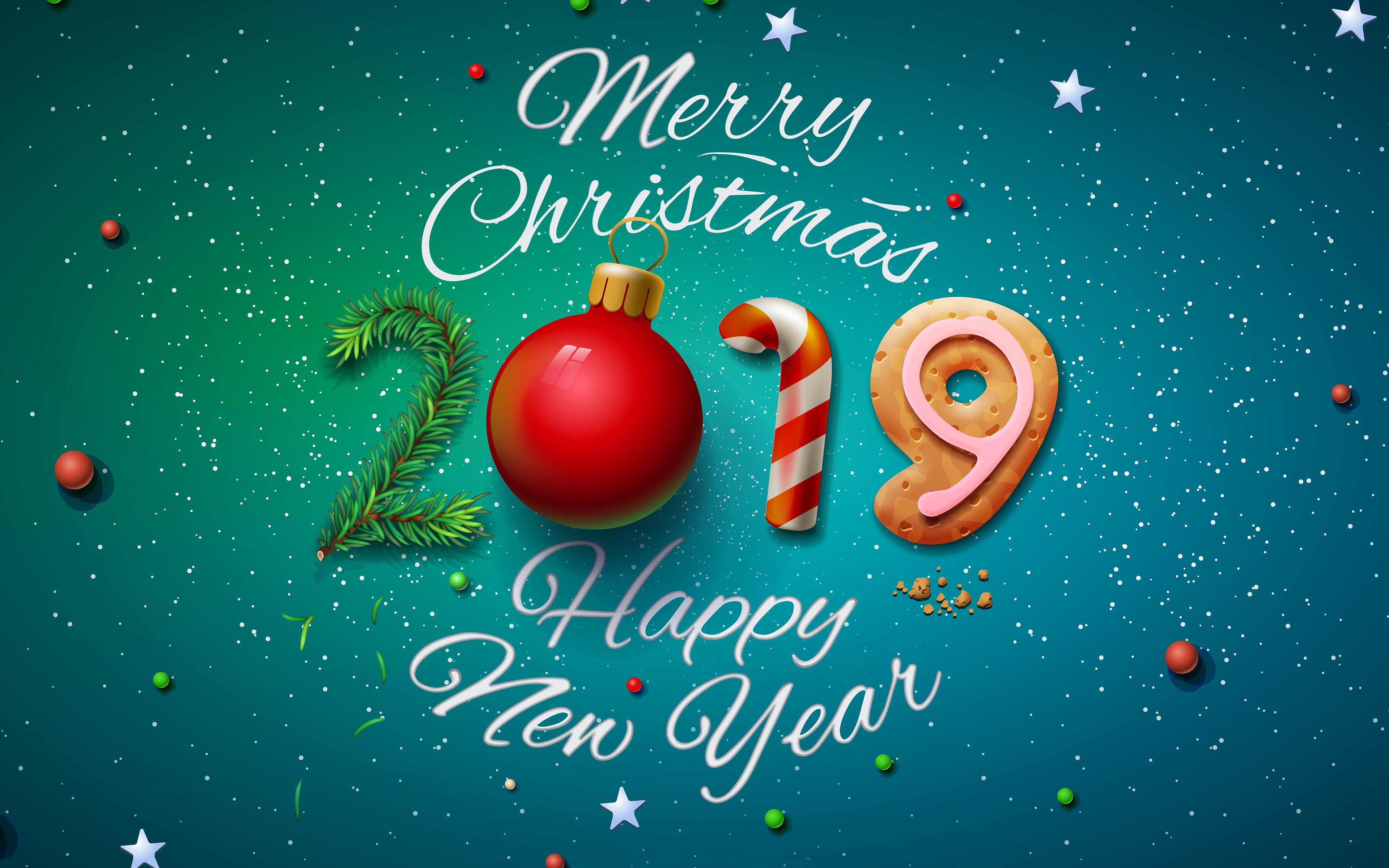 merry christmas happy new year 2019