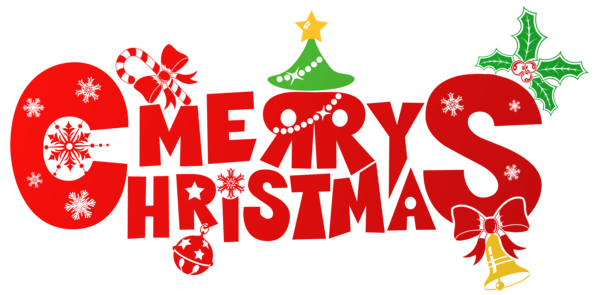 merry christmas red text picture