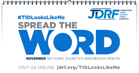 spread the word november national diabetes awareness month