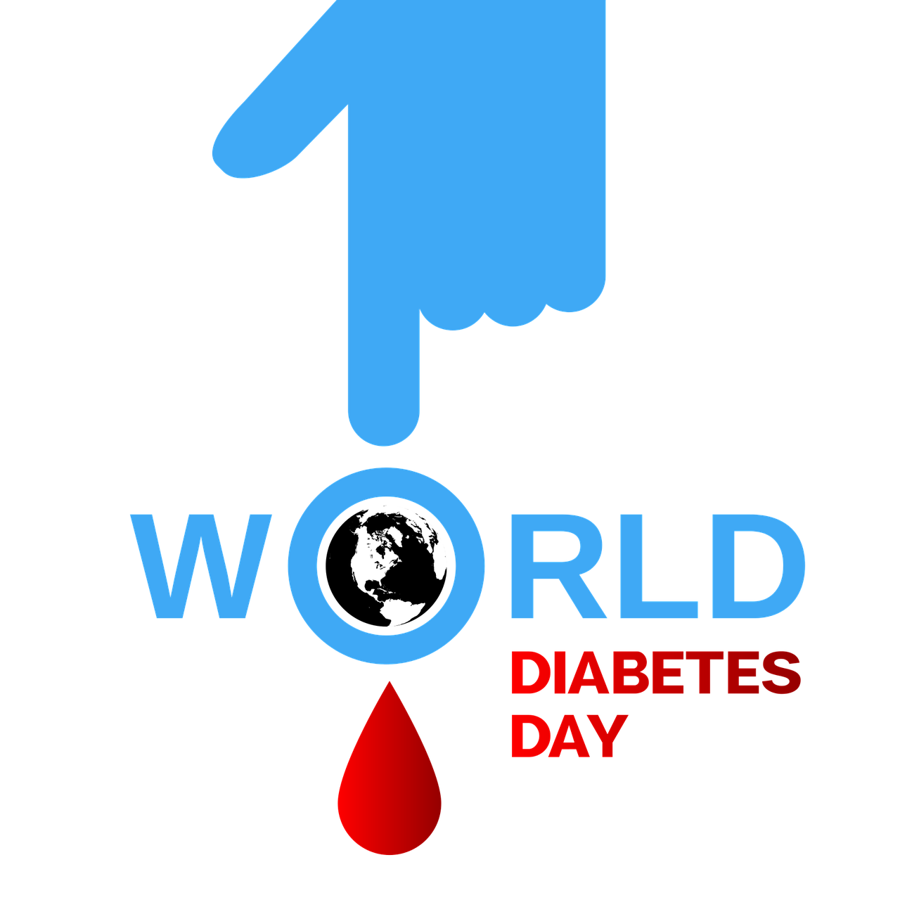 world diabetes day blood drop clipart