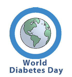 world diabetes day earth logo clipart