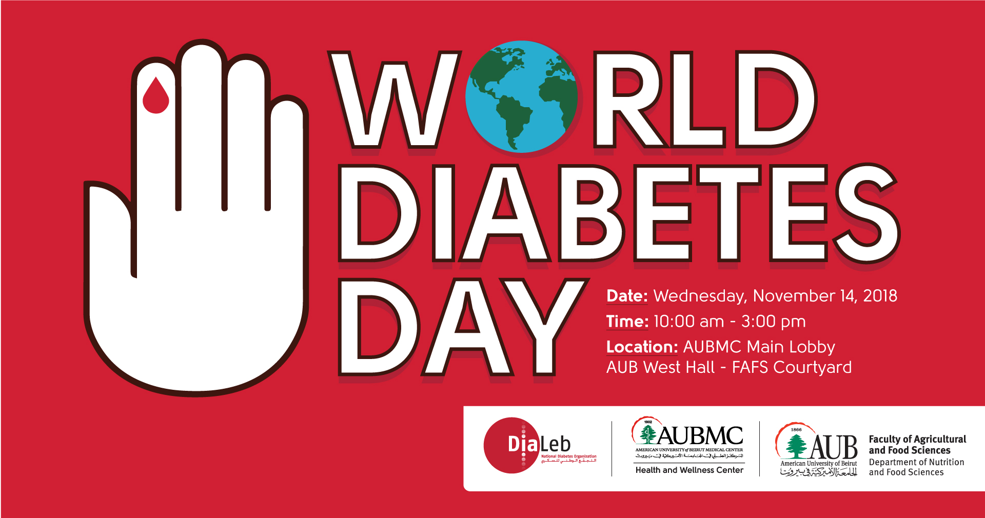 world diabetes day poster image