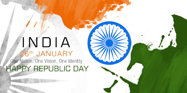 26th January one nation, one vision, one identity happy Republic Day