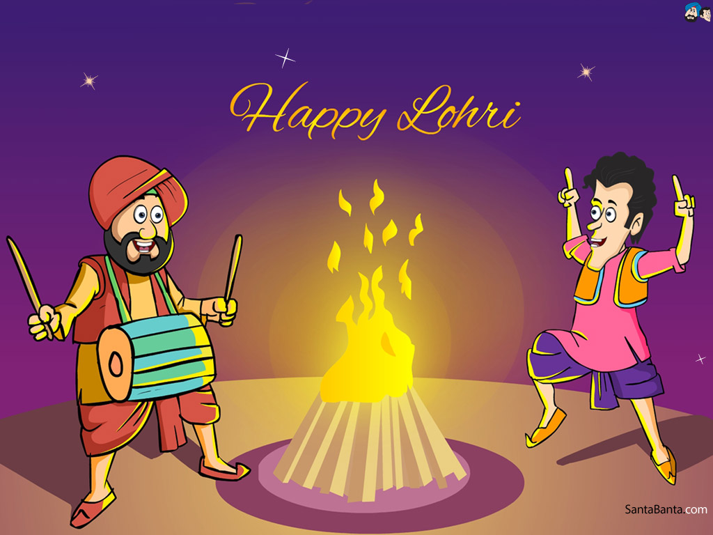 happy lohri card