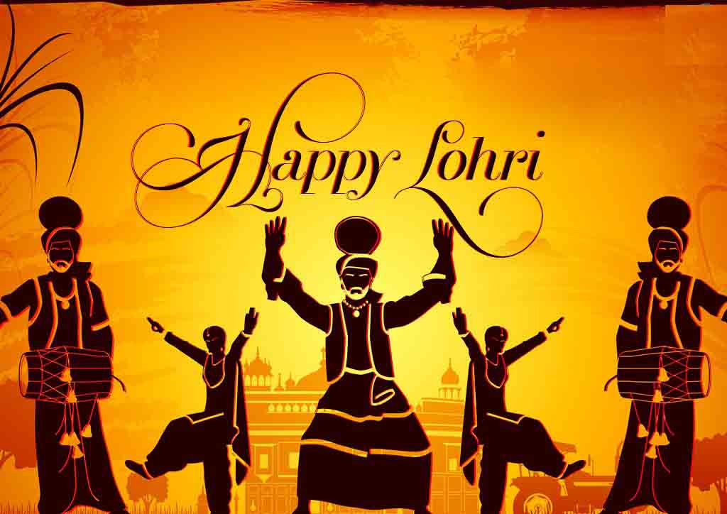 happy lohri punjabi card