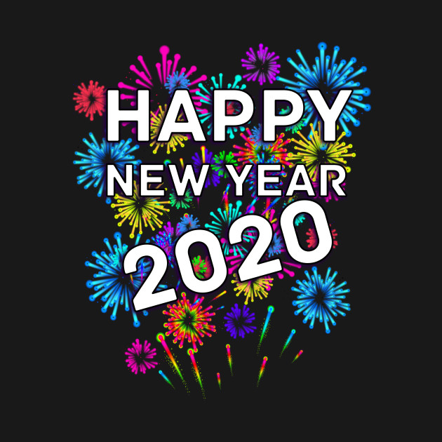 happy new year 2020 color flowers picture