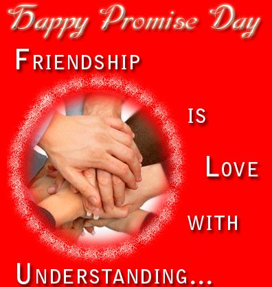 happy promise day friendship is love with understanding