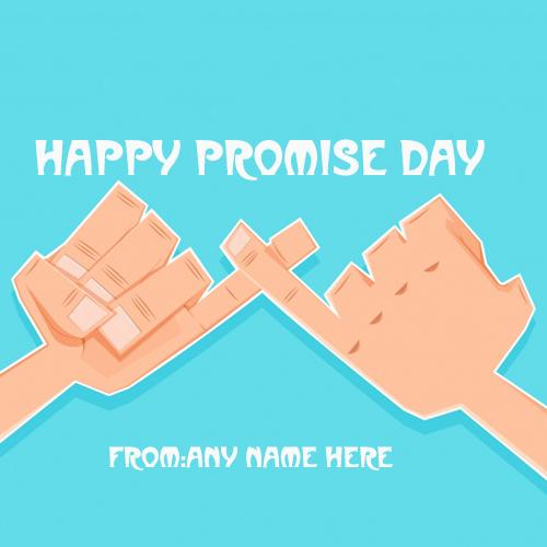 happy promise day illustration
