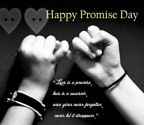 happy promise day love is a promise love is a souvenir