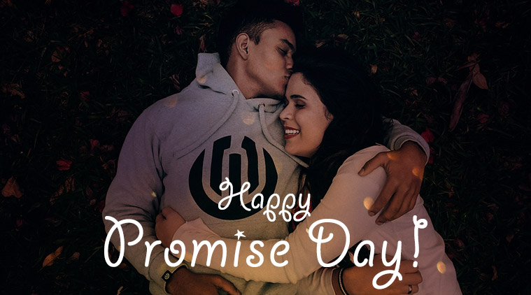happy promise day loving couple