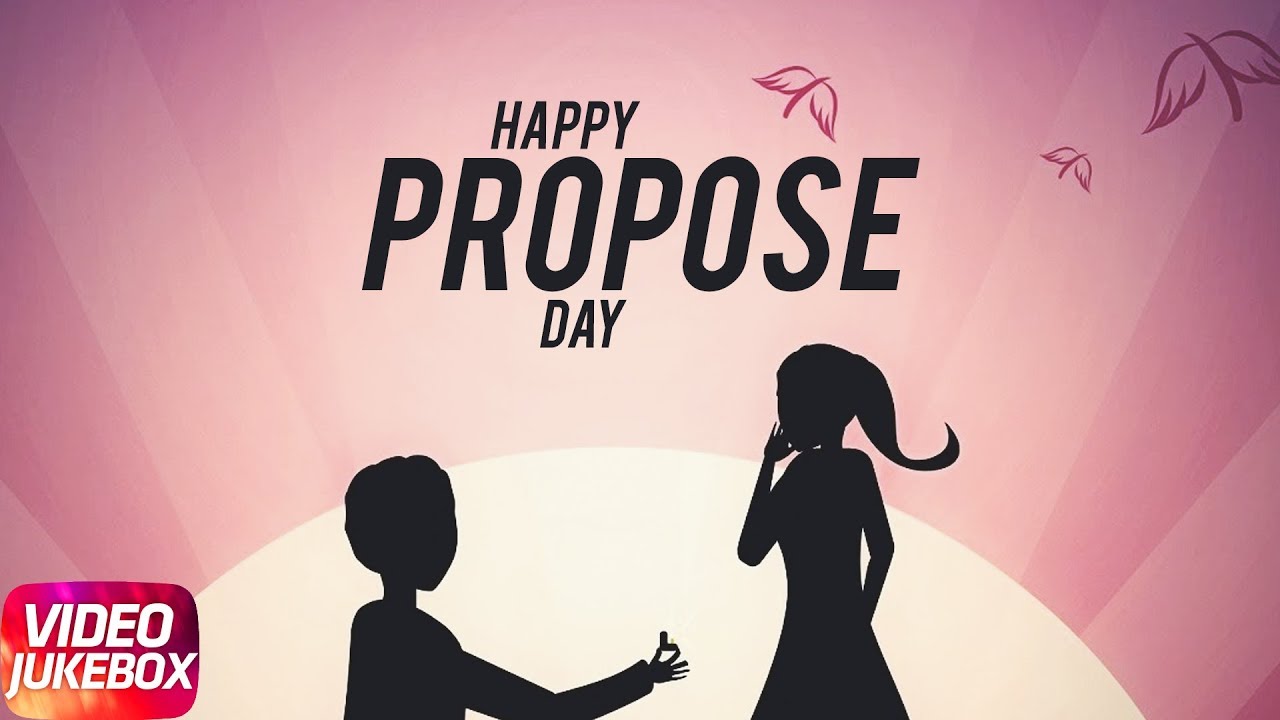 happy propose day boy proposing girl