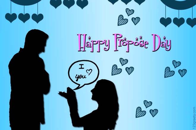 happy propose day i love you card