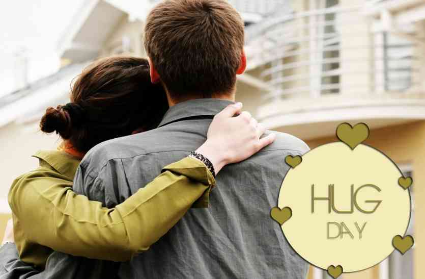 hug day wishes couple image