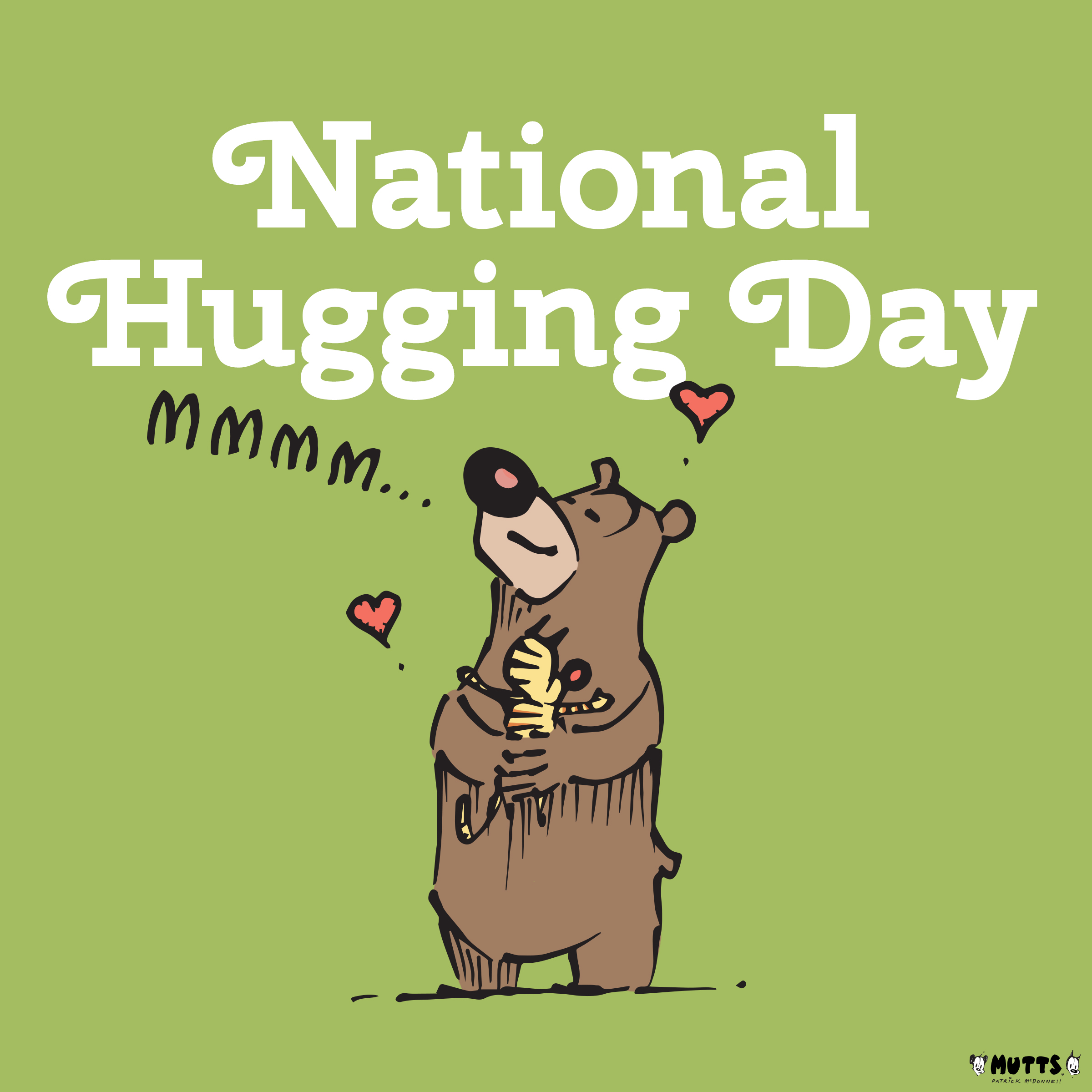 national hug day beary hug