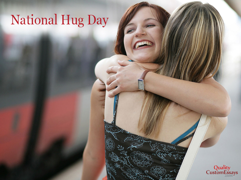 national hug day girls hugging