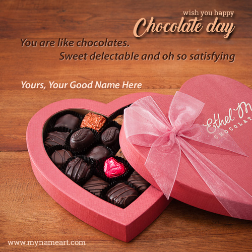 wish you happy Chocolate day