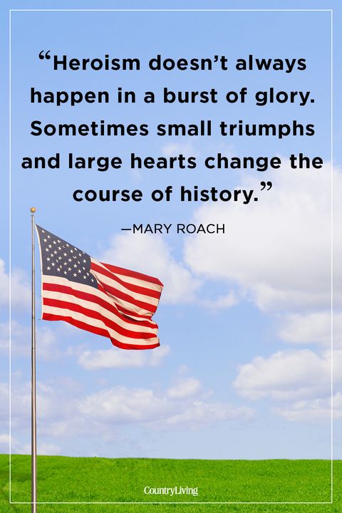 heroism doesn’t always happen in a burst of glory. sometime small triumphs and large hearts change the course of history. mary roach