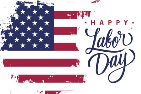 happy labor day us flag picture