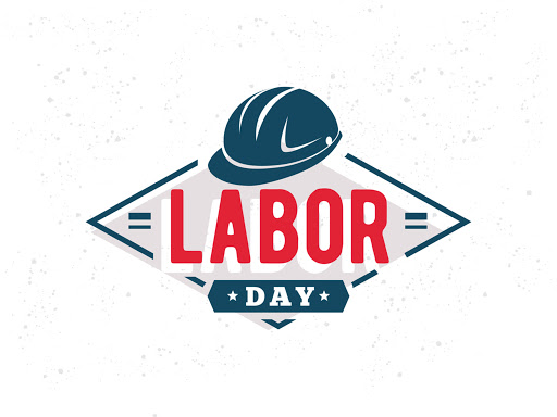 labor day workers cap illustration logo
