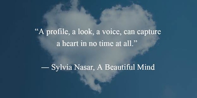 a profile a look a voice can capture a heart in no time at all. sylvia nasar