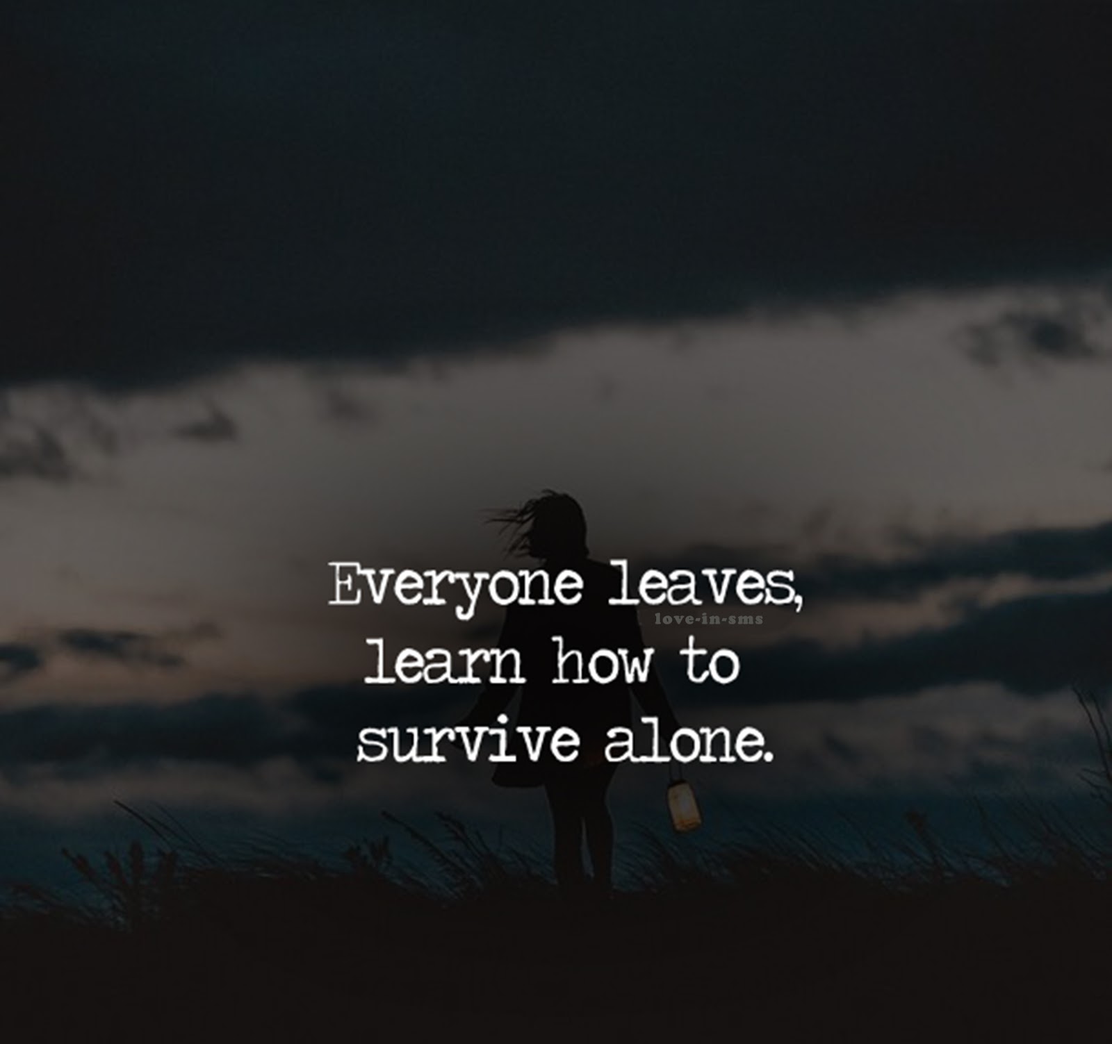 everyone leaves, learn how to survive alone
