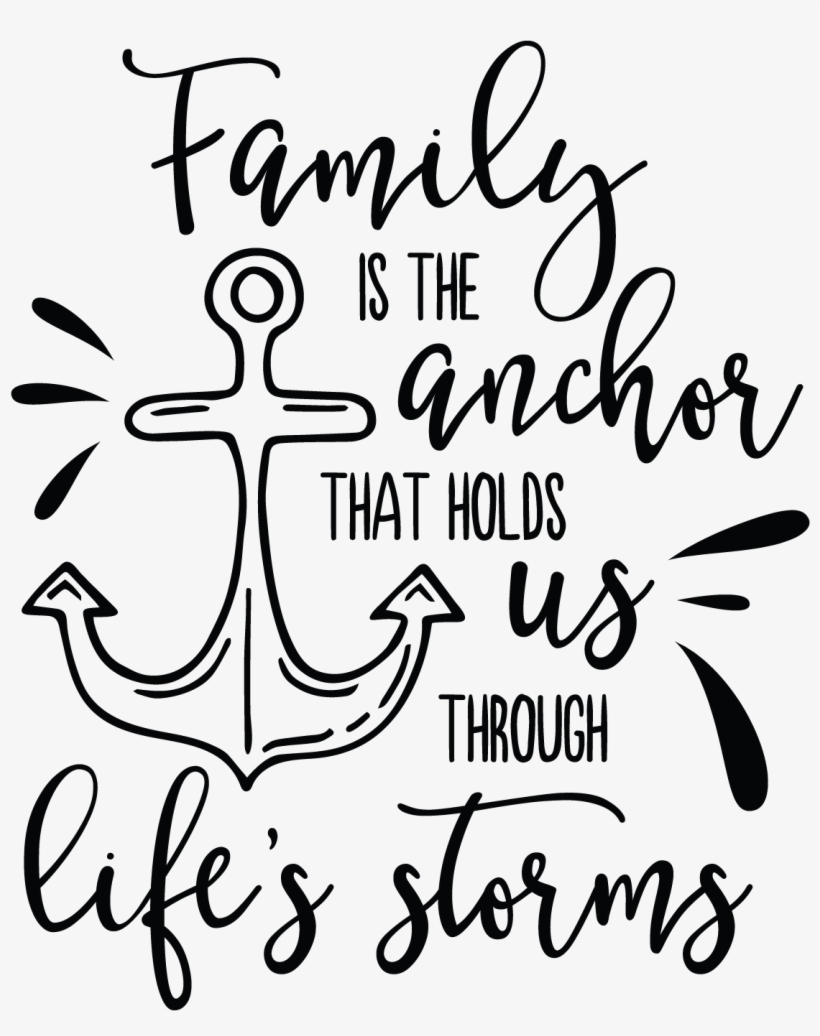 faith is the anchor that holds us through life’s stroms