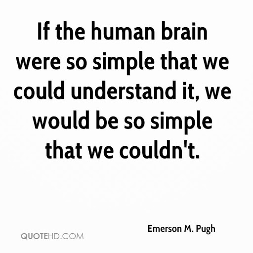 if the human brain were so simple that we could understand it, we would be so simple that we couldn’t emerson m. pugh