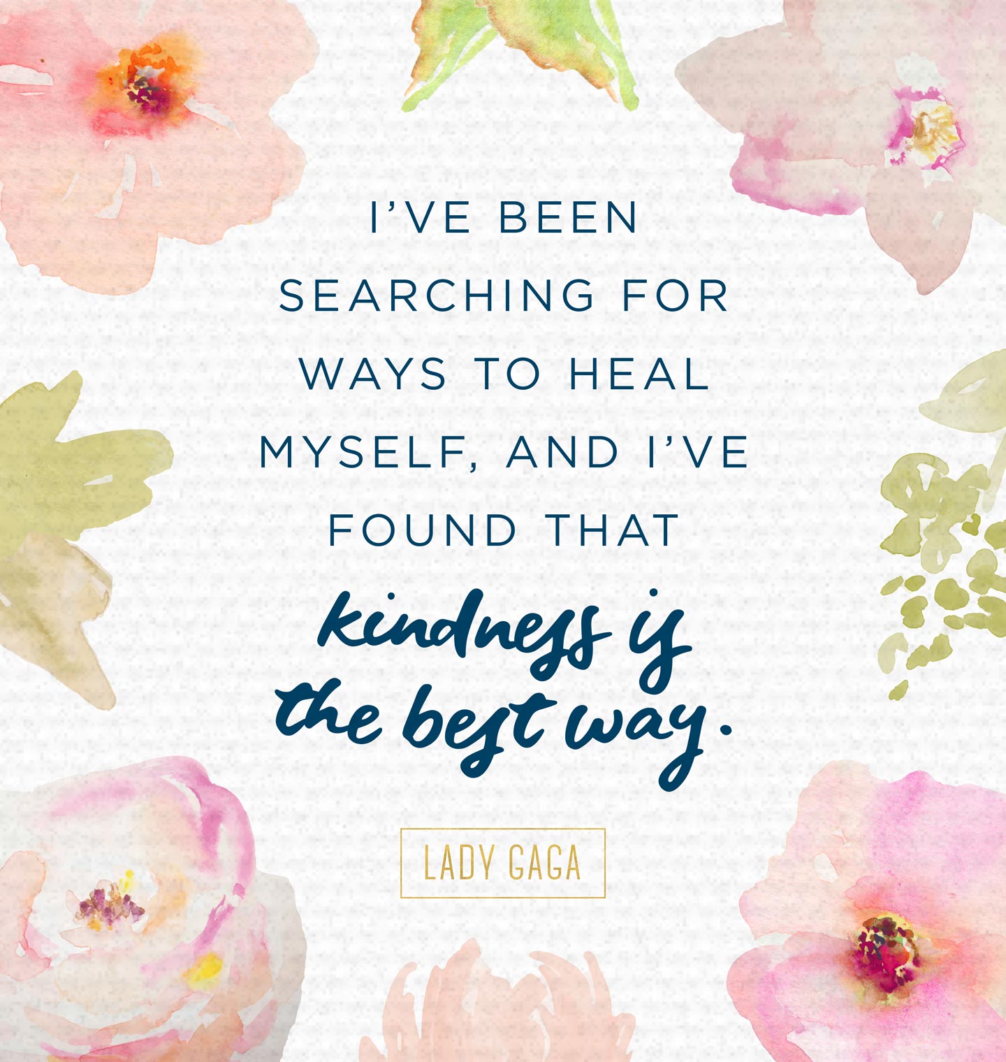 i’ve been searching for ways to heal myself and i’ve found that kindness is the best way.