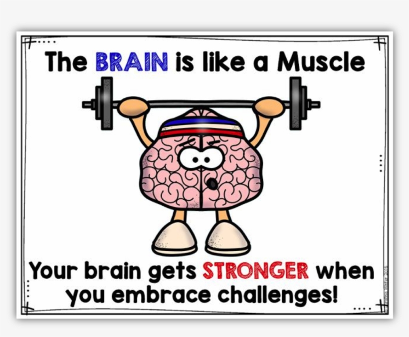 the brain is like a muscle your brain gets stronger when you embrace challenges