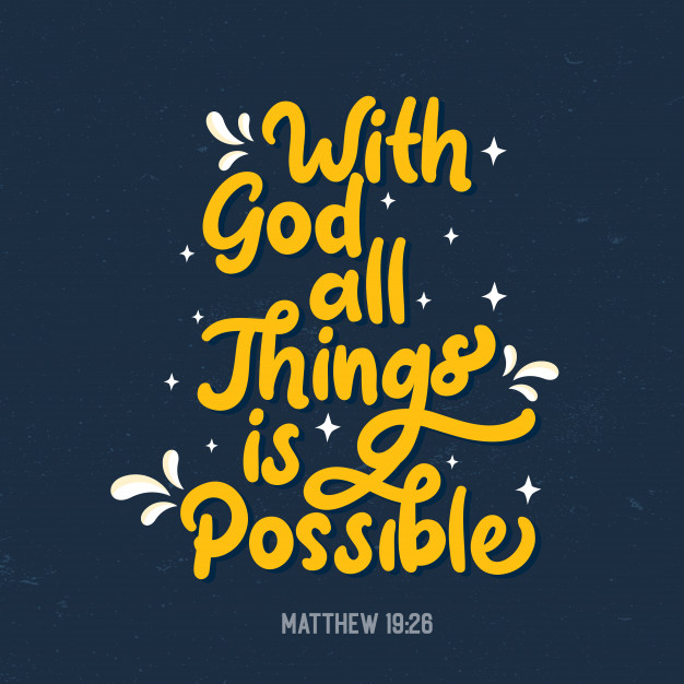 with god all things is possible