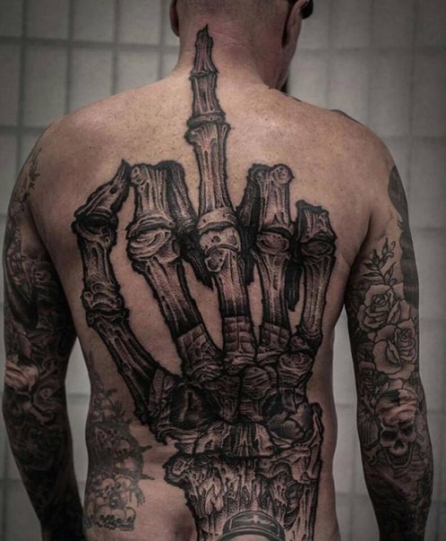 45+ Best Skeleton hand Tattoo & Designs