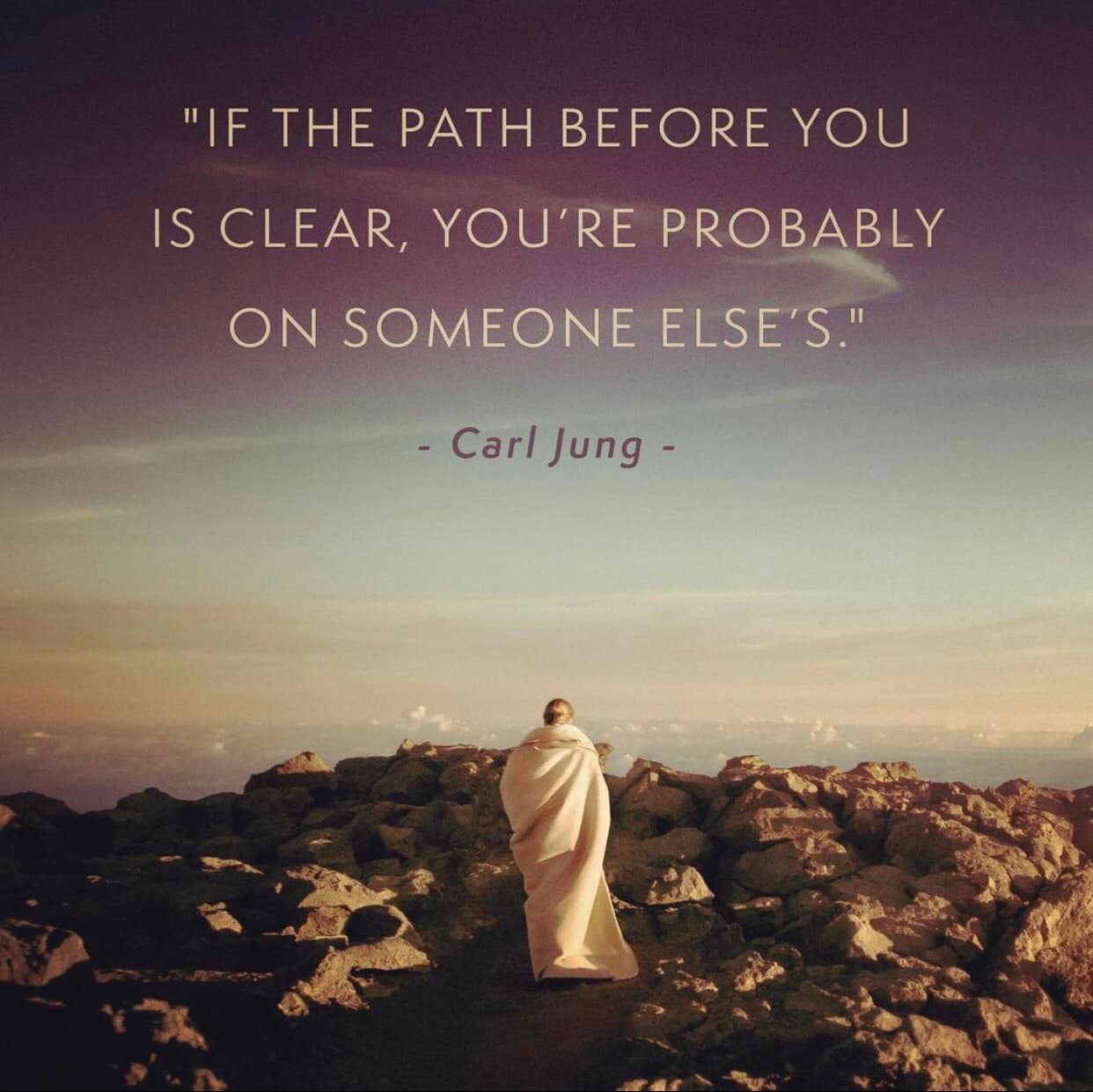 If the path before you is clear, you’re probably on someone else’s.