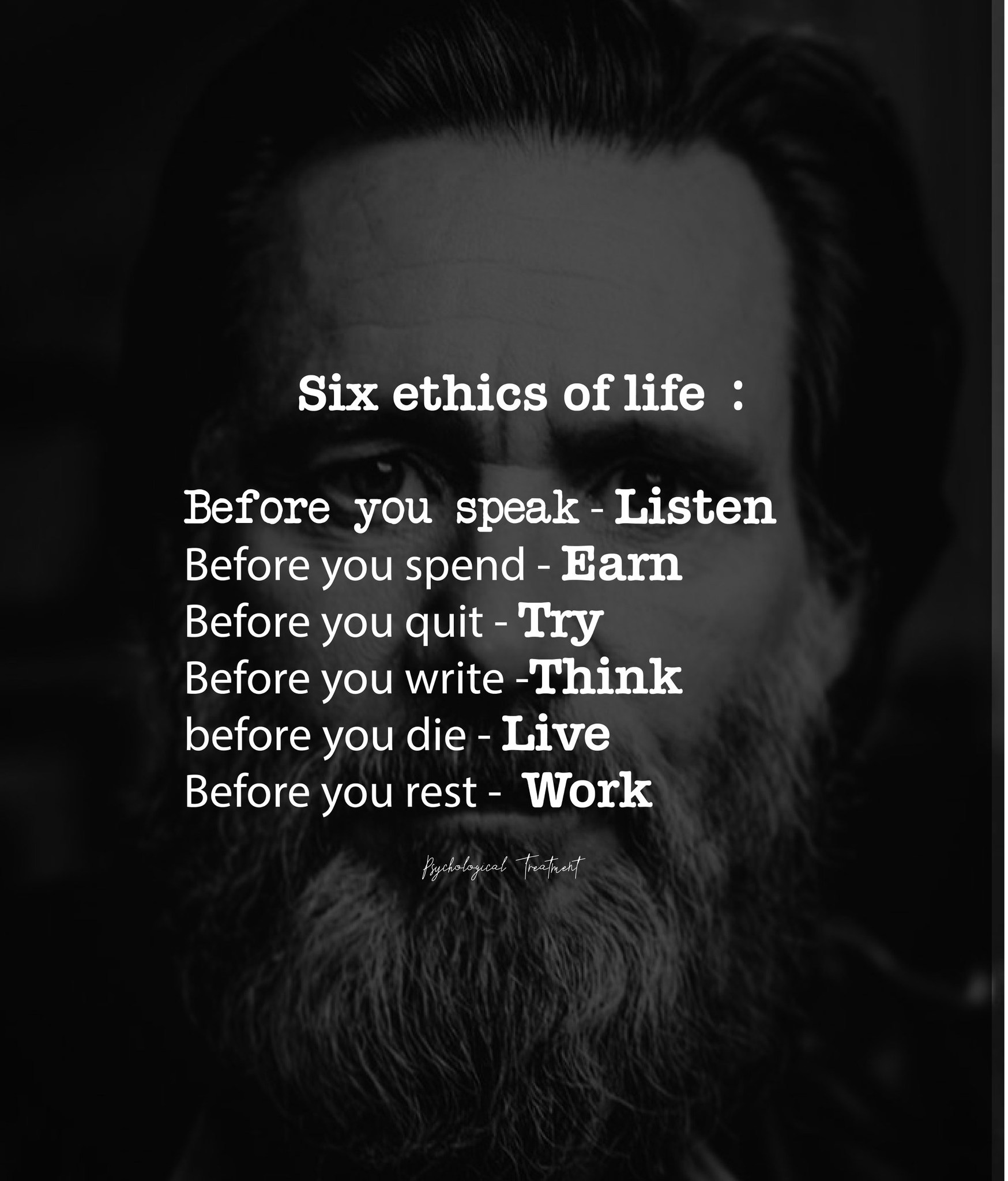 Six Ethics Of Life.