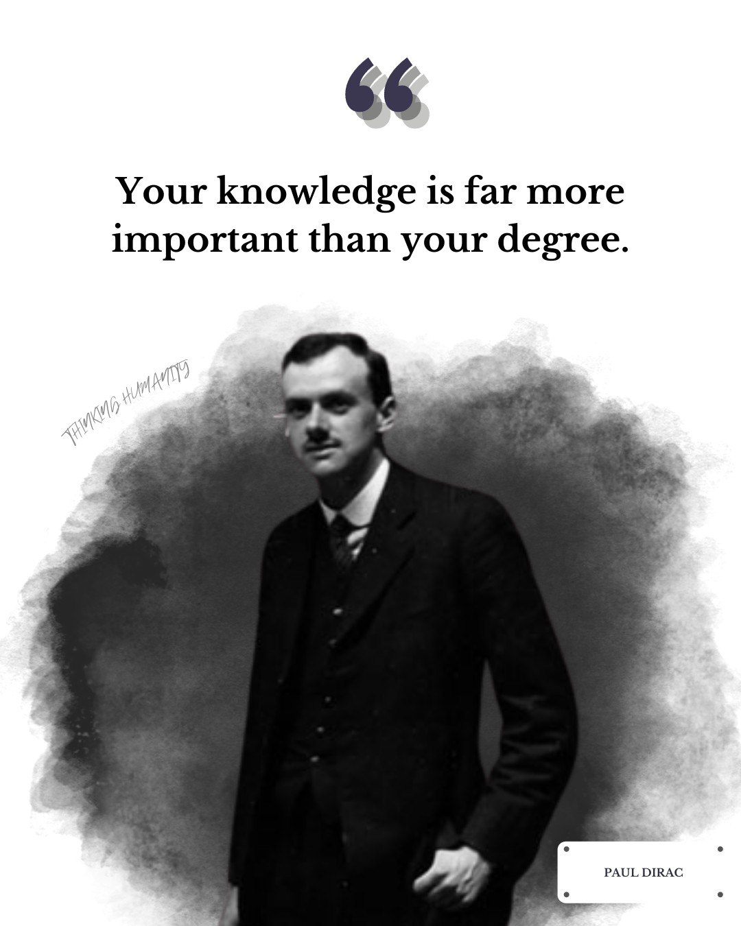 Your knowledge is far more important than your degree.
