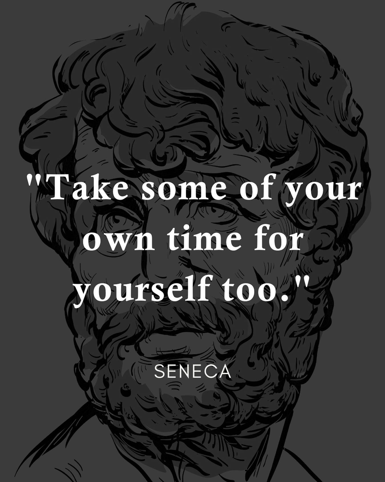 Take some of your own time for yourself too.