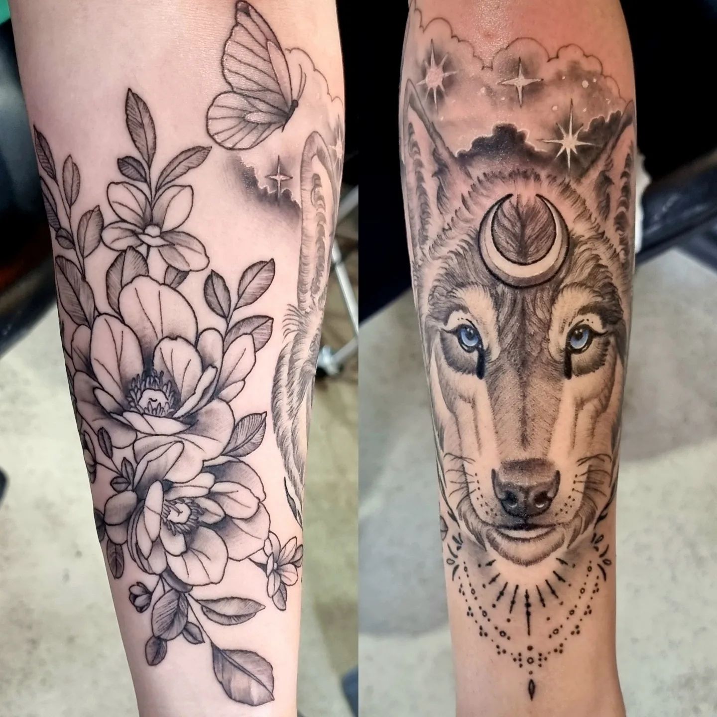 Amazing Pet Dog Memorial Tattoo By Levi Athan